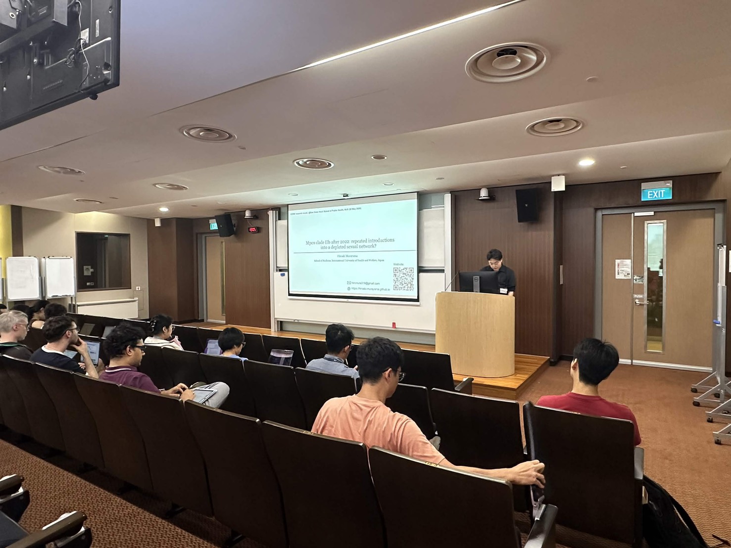 CERM research round presentation on mpox clade IIb at NUS